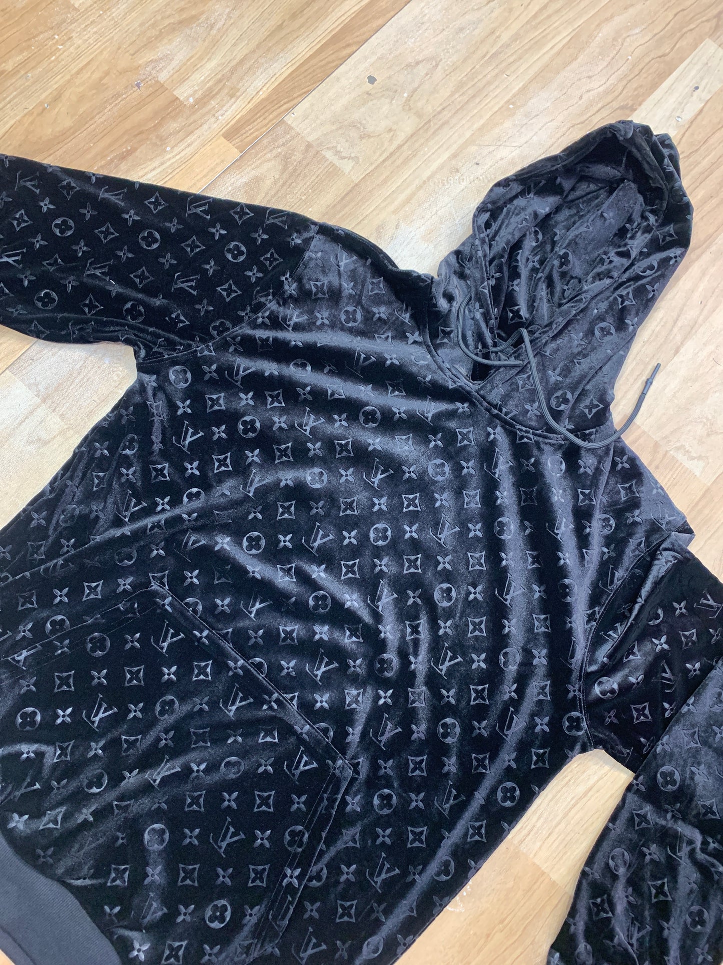 OUL Hoodie Black OUL Monogram B254