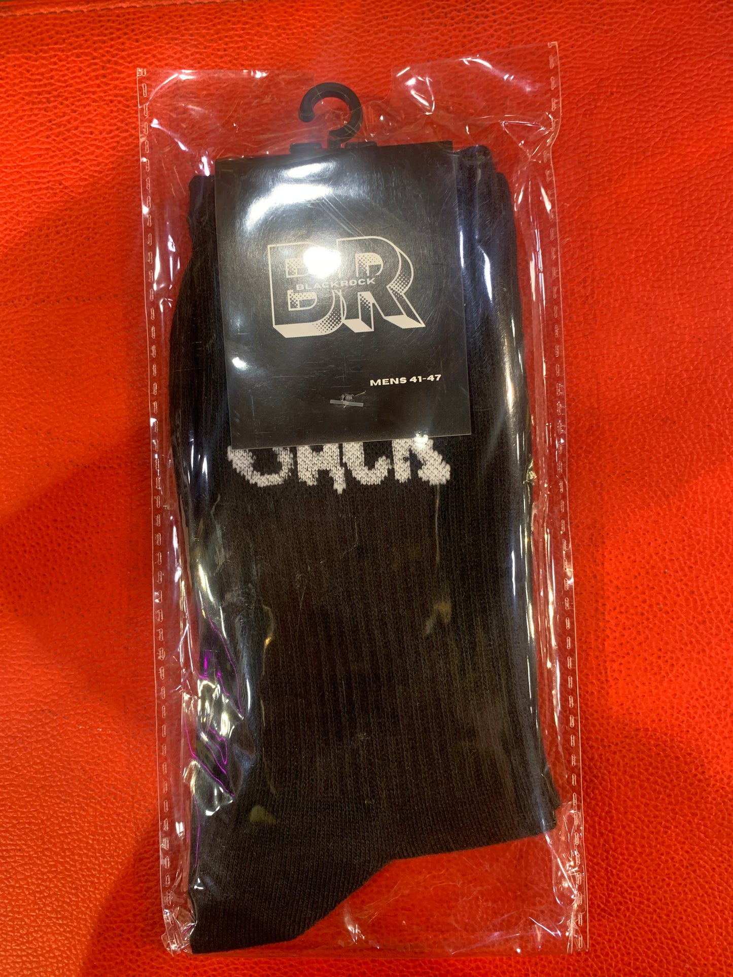 BR JACK CACTUS Black Colour With White Red Print Premium Quality Full Socks 990084