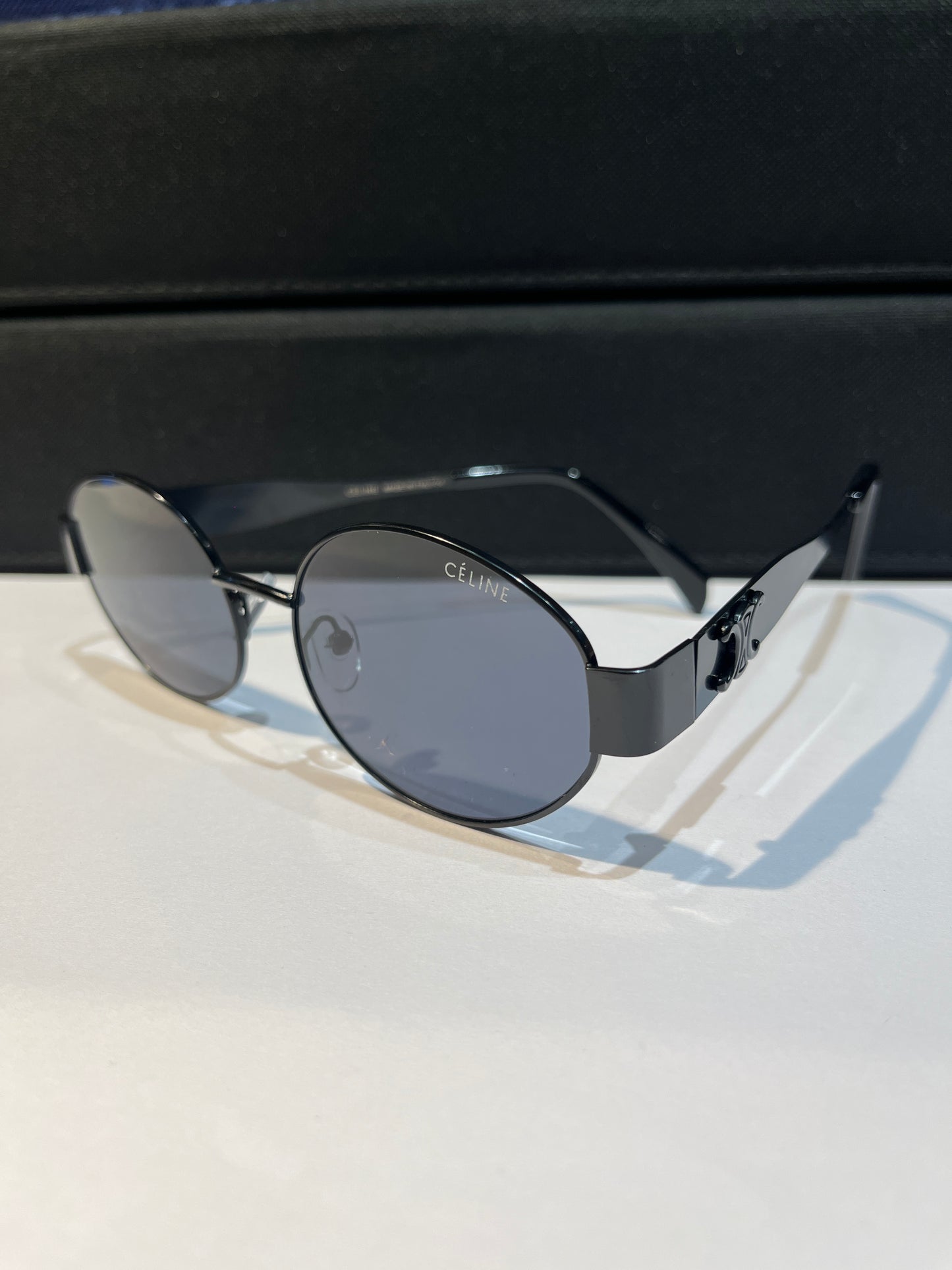 LEC Black Frame Black Shade Premium Quality Unisex Sunglass SUN098