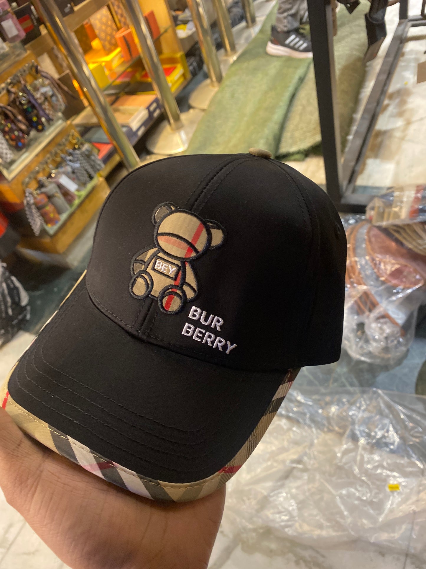 RUB BUR Black Imported Unisex Cap 988593