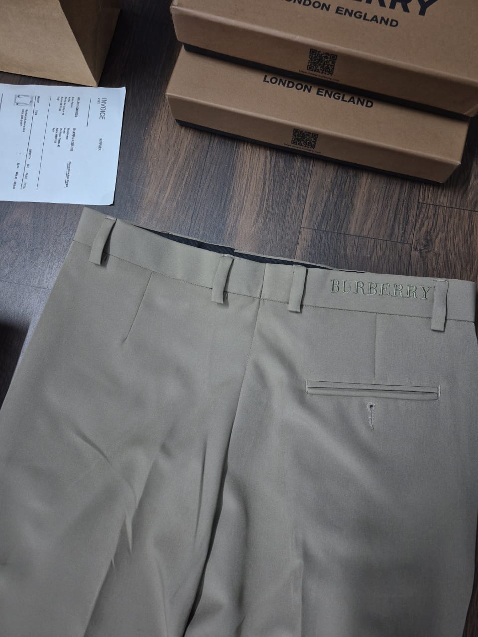 RUB BUR White Colour Bootcut Fit Premium Quality Imported Formal Trouser 989990