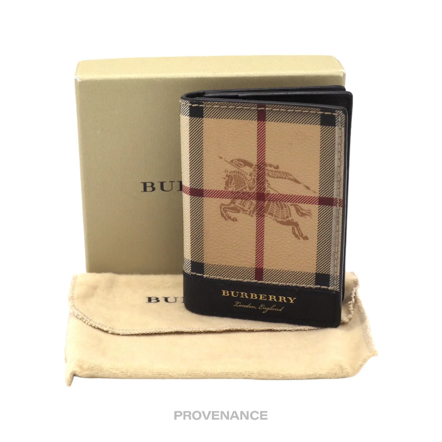 RUB Beige Black Check Style Book Shape Imported Men’s Wallet 990167