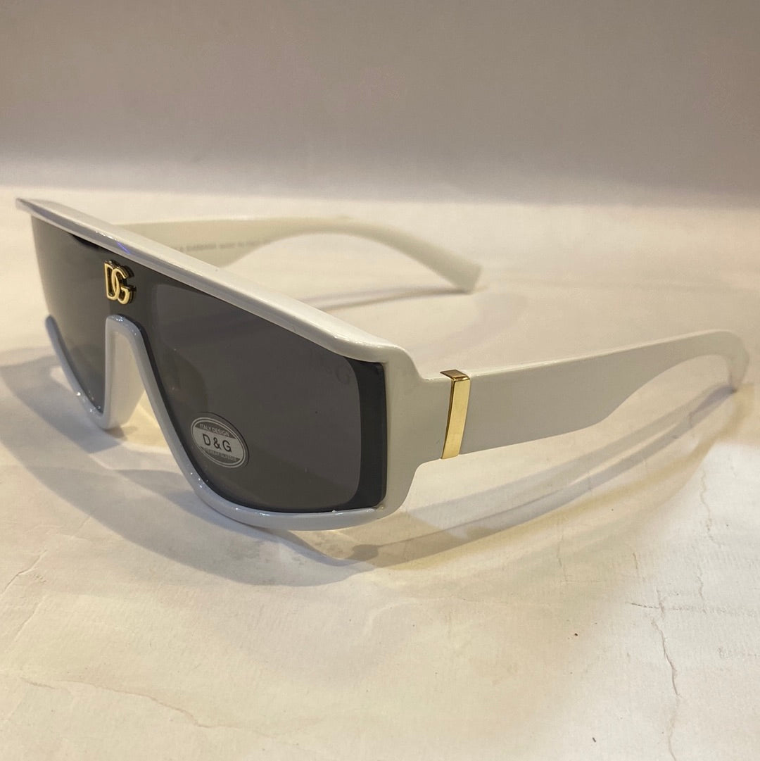 LOD White Frame Black Shade sunglass 9529 144-137