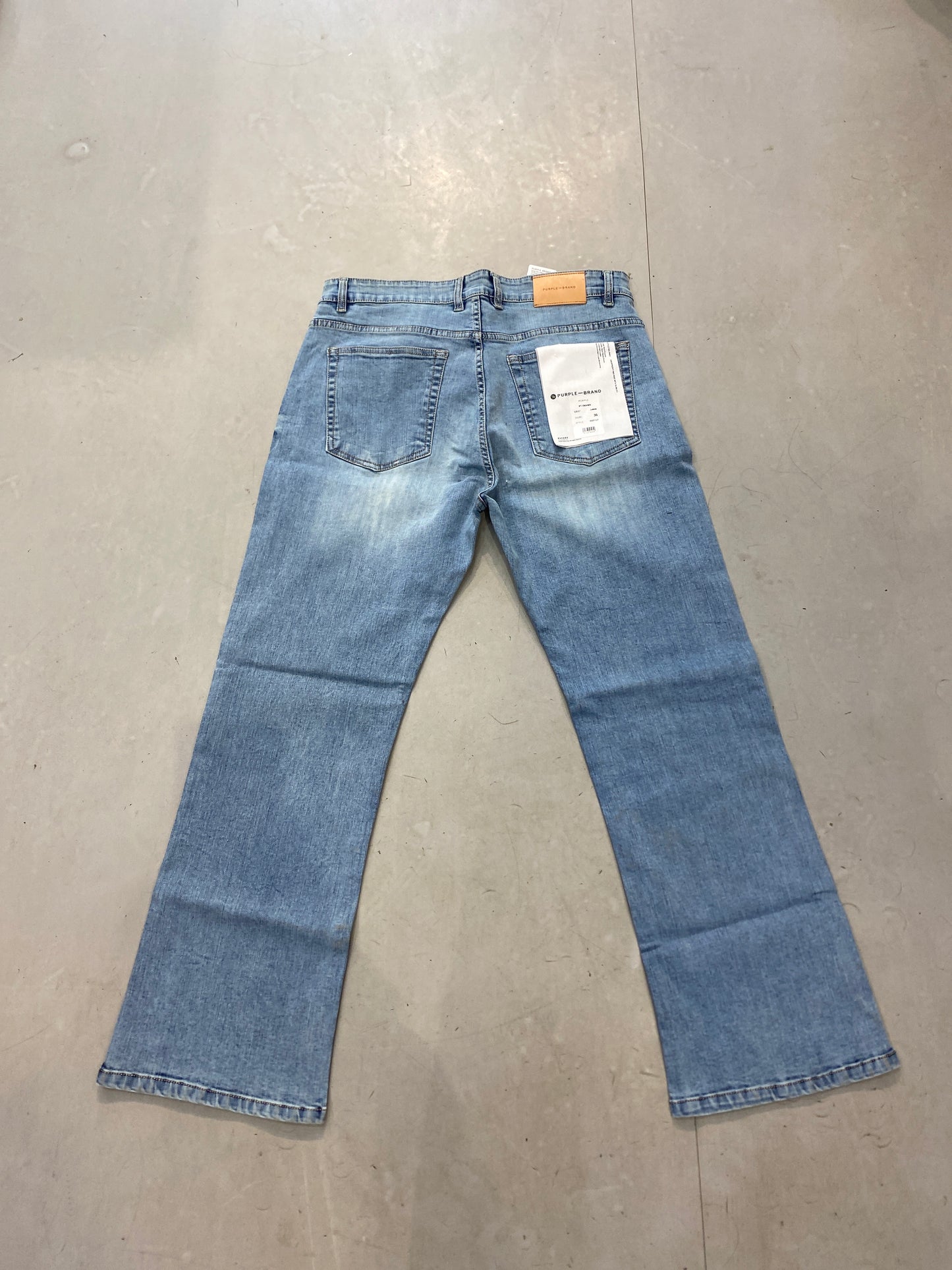 RUP PUR Faded Blue Colour Comfort Regular Fit Men’s Jeans 5045
