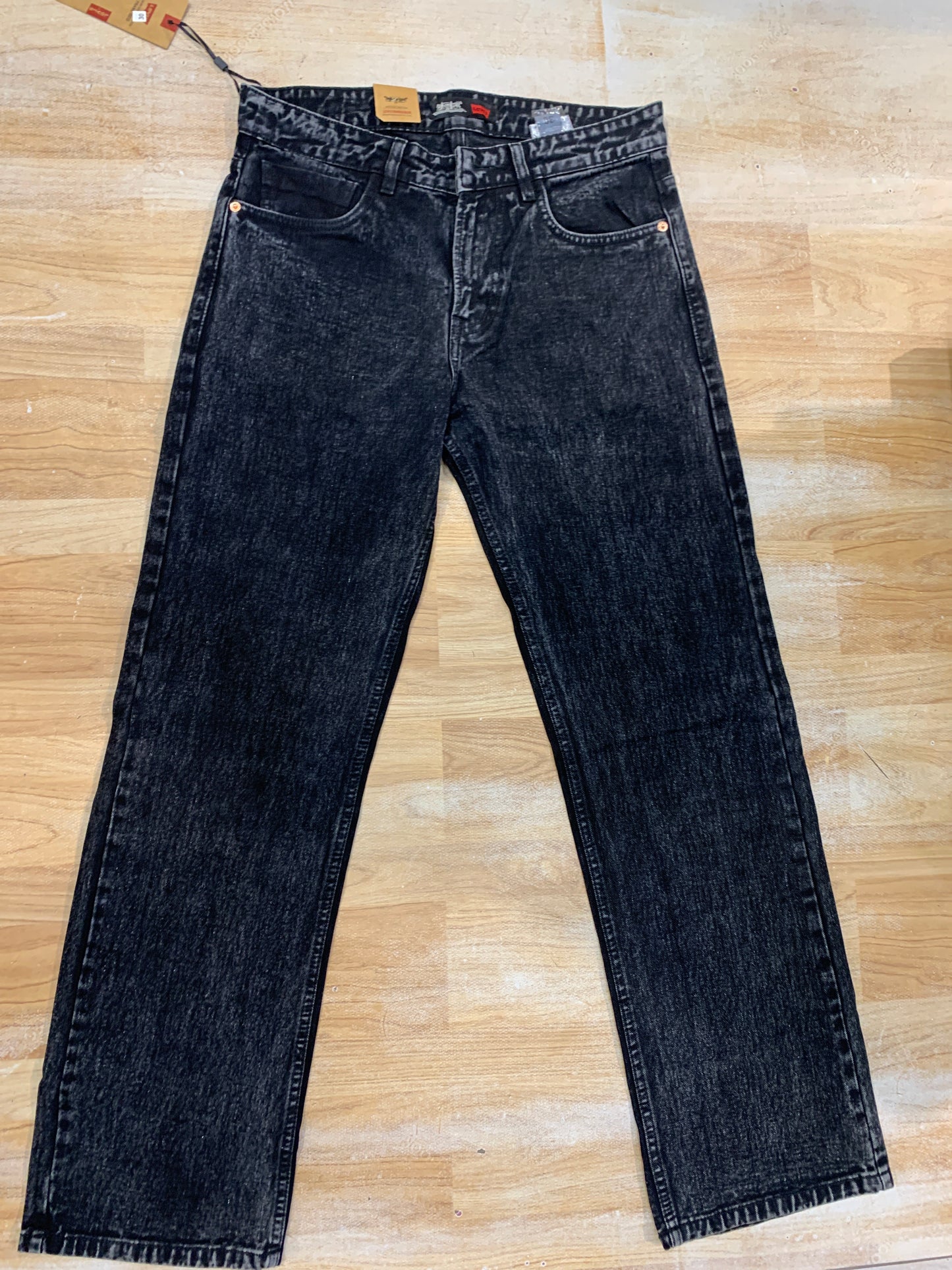 VEL Jeans Black Straight Fit H90010