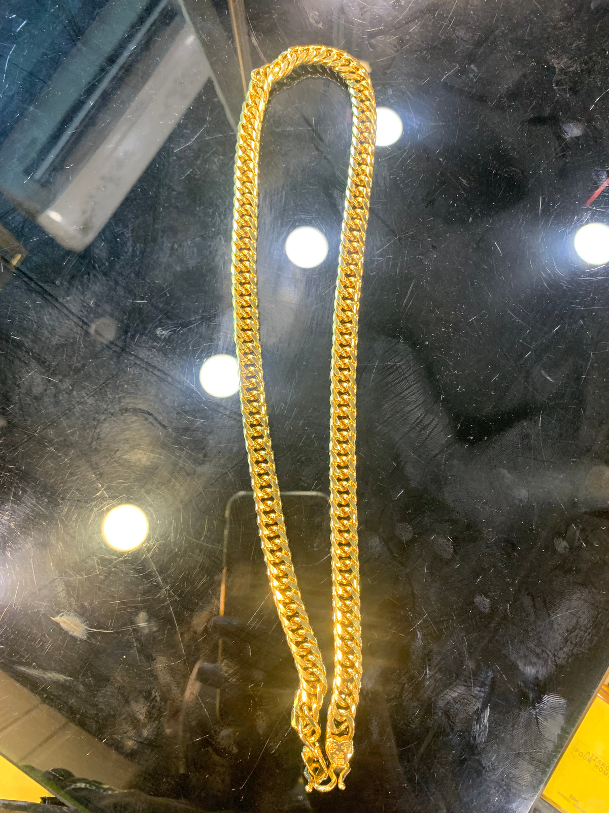Golden Colour Heavy Premium Quality Unisex Neck Chain 35790
