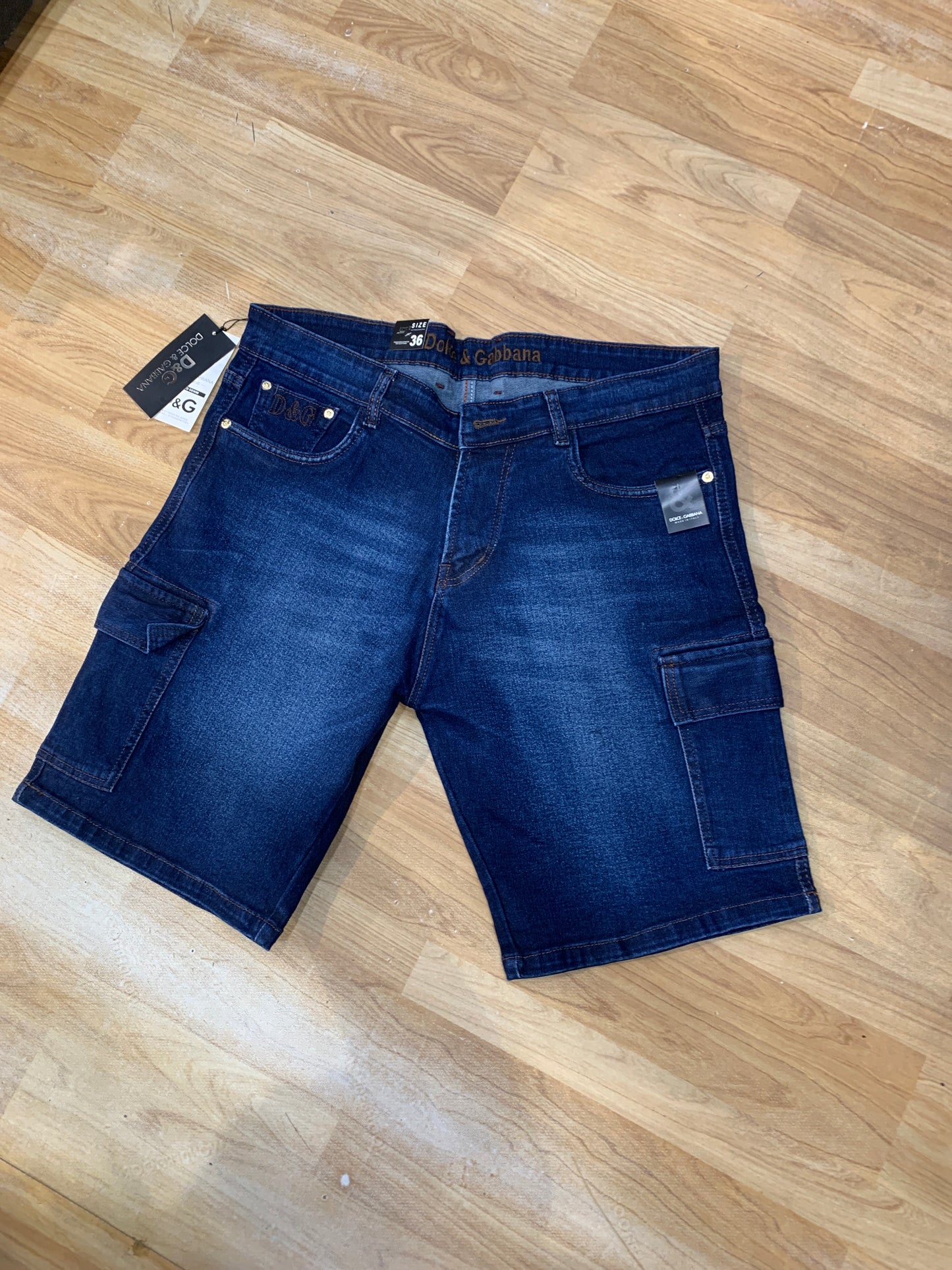 LOD Denim Shorts Four Pockets Blue Colour H2004