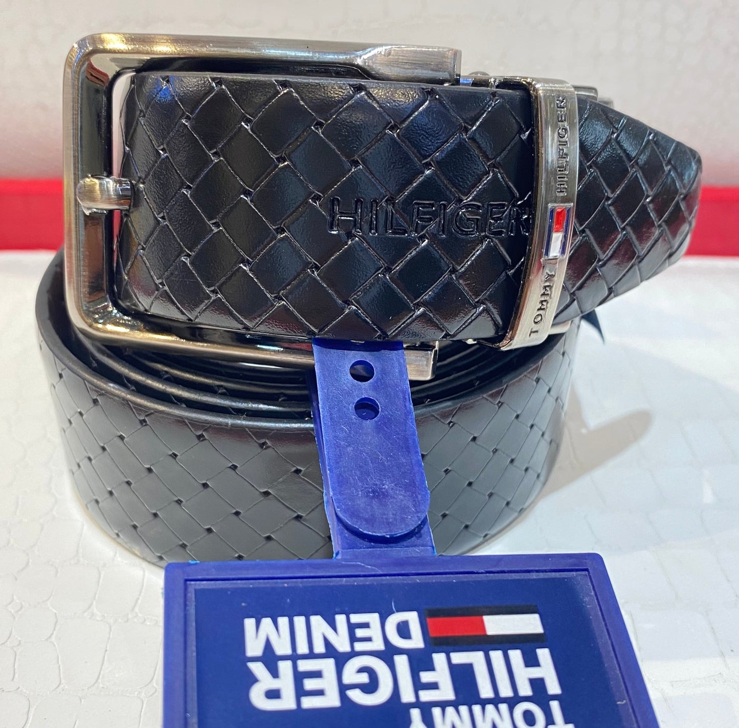 Mot Silver Buckle Black Brown Belt 987533