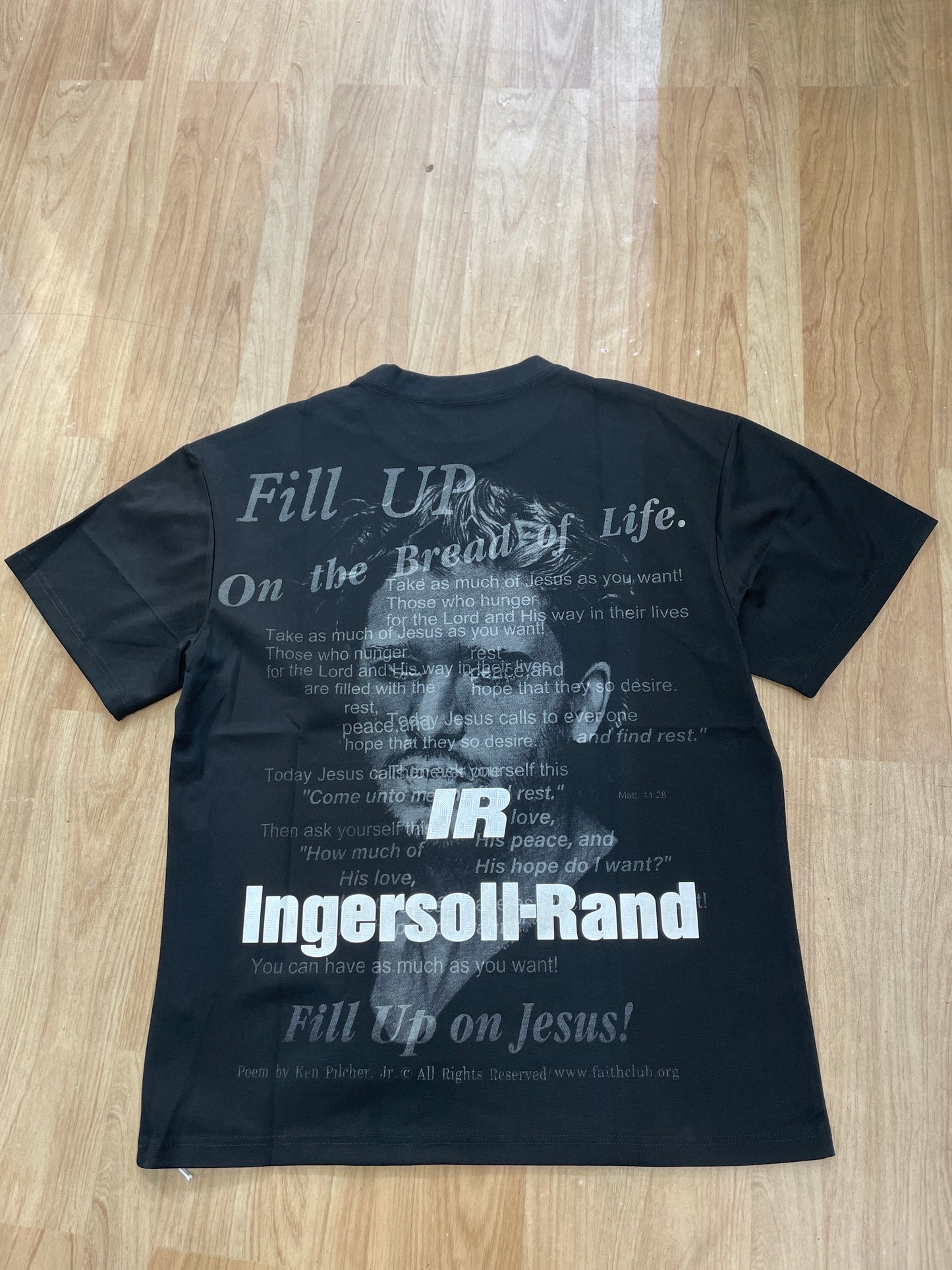 Nanquan 1988 Black Colour Ingersoll Rand Print Premium Quality Round Neck T-Shirt YP6606