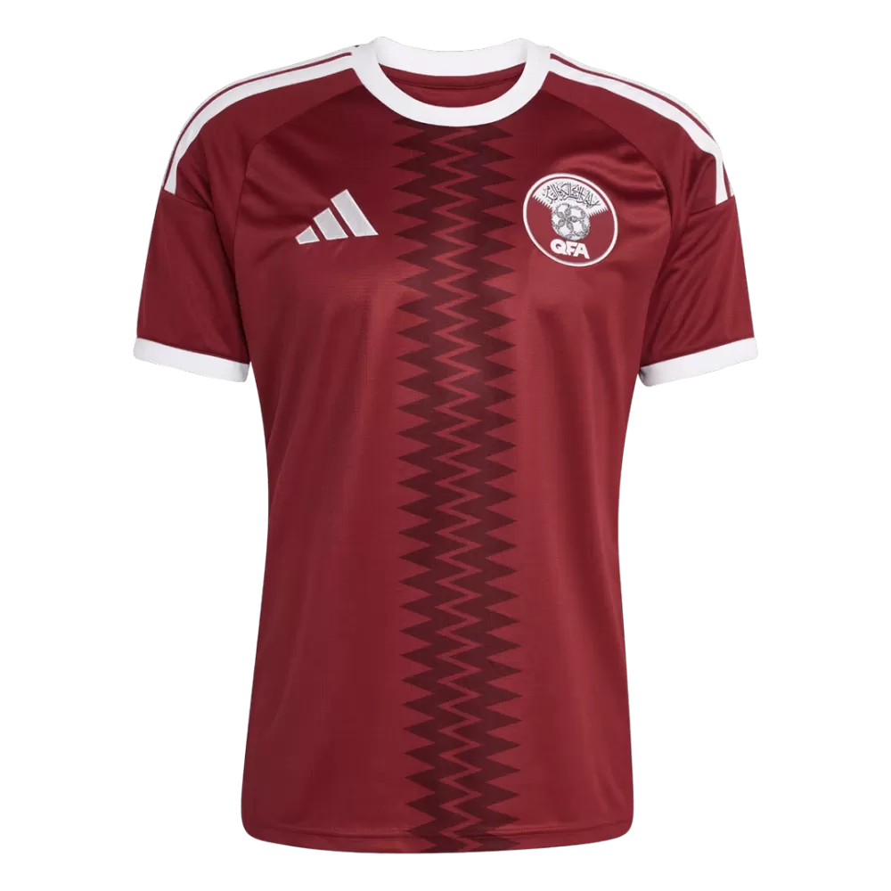 Ida Adi Maroon Colour White Stripe QFA Jersey Tshirt P95988