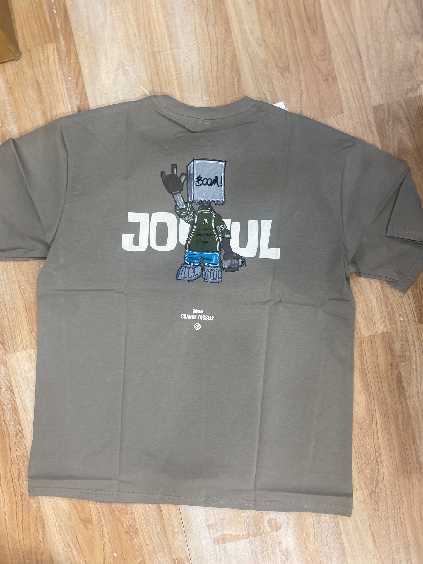 Fashion Style Dark Grey Colour Suouan Back Print 4045