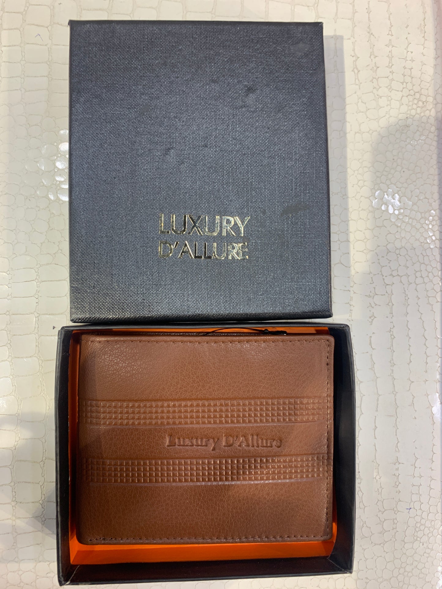LDA Tan Colour Genuine Leather Men’s Wallet GW-036