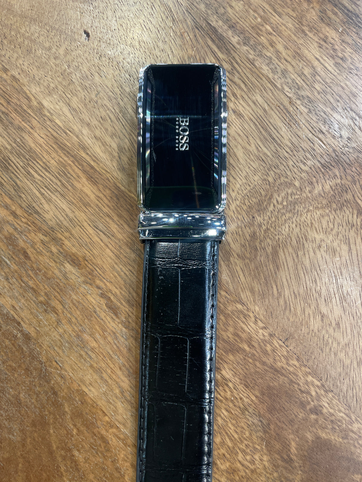 SOB BOS Black Buckle Black Strap Premium Quality Imported Unisex Belt 991323