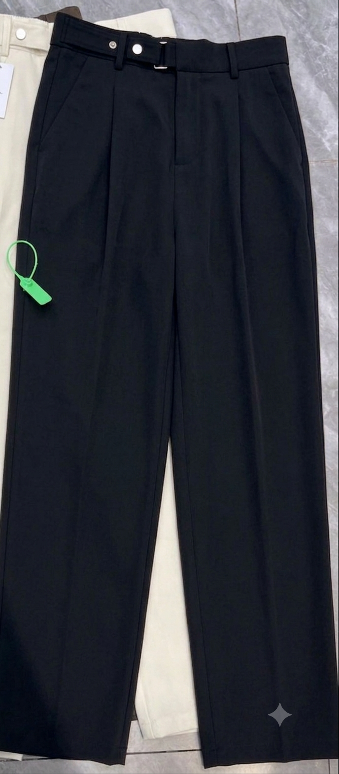J.JN Black Colour Premium Quality ImpKorean Pant Straight Fit J025K-3