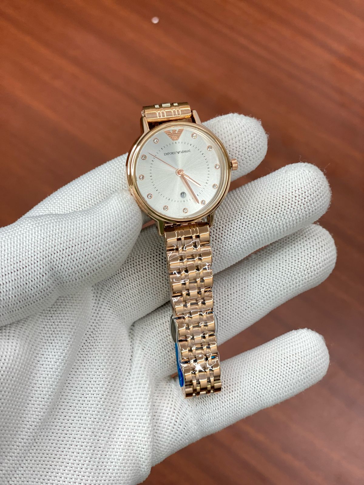 MAR Copper Chain Silver Dial Ladies watch 987803
