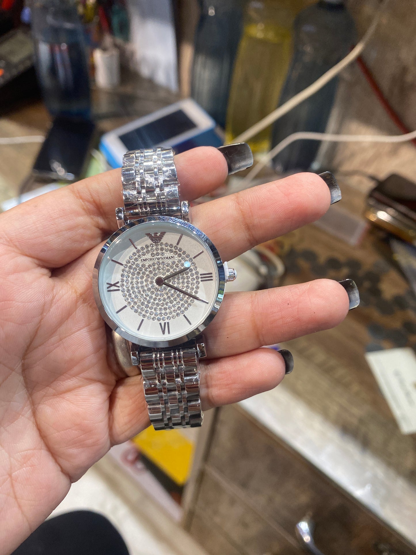 Mra Silver Chain White Dial Ladies Watch 901892