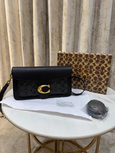Aoc Monogram Black Colour atabby Design Premium Quality Sling Ladies Hand Bag 674277