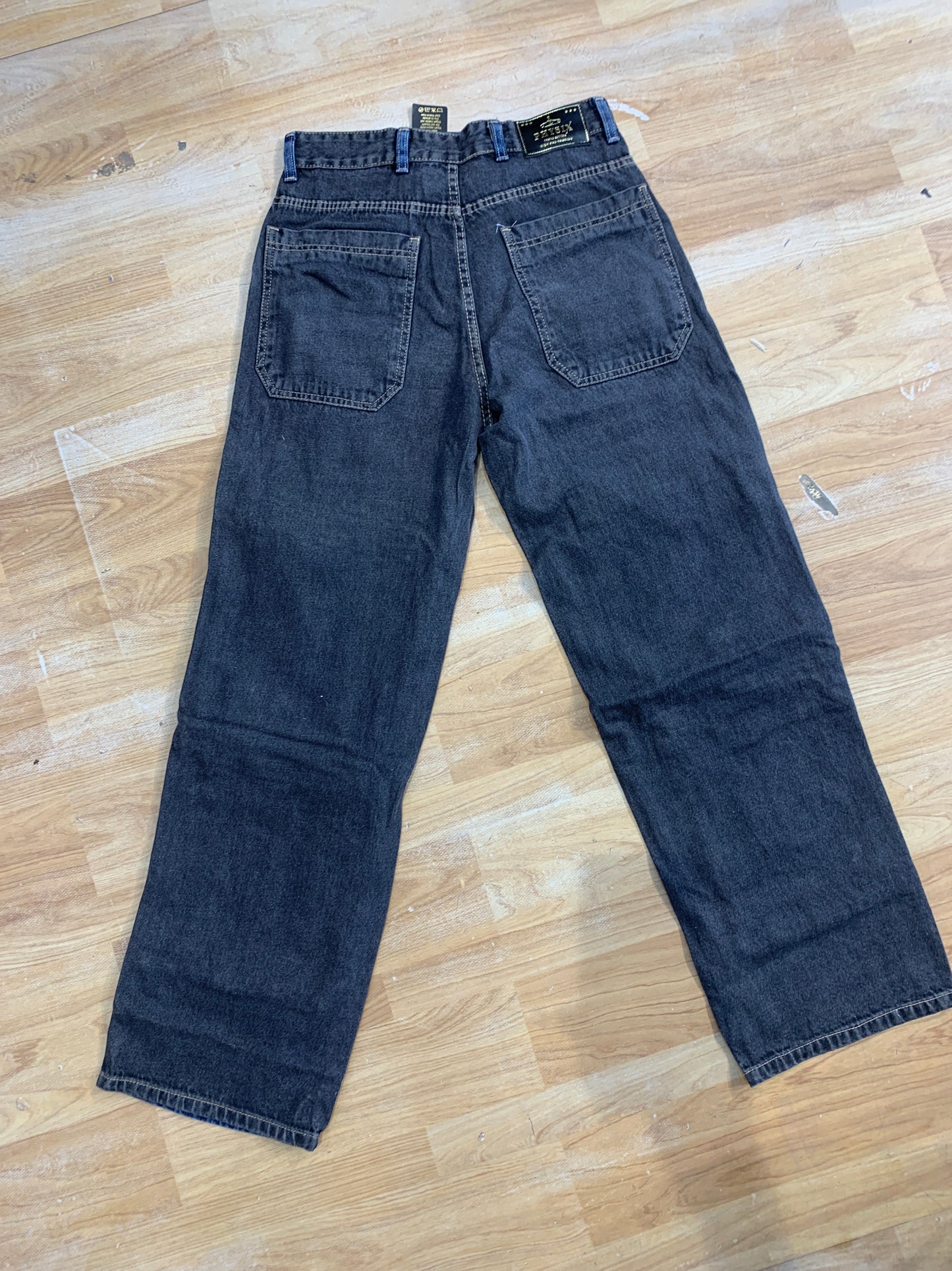 PHYSIX Dark Blue Colour Light Blue 8 Pocket Jeans H9010