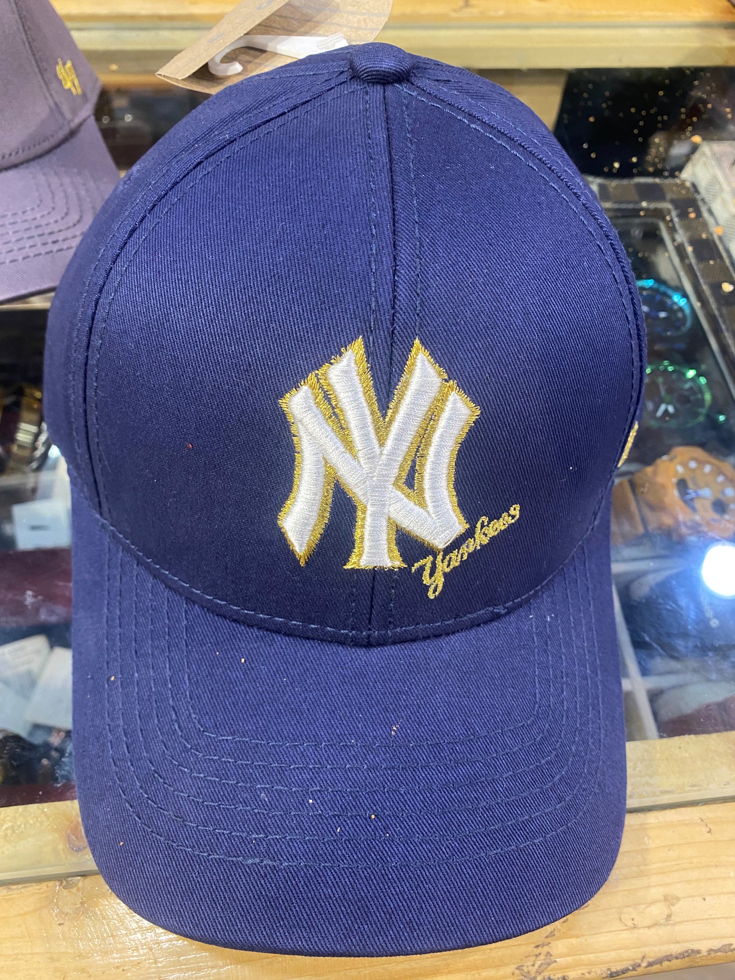 YN NY White Golden Logo Multy Colour Unisex Cap 988960