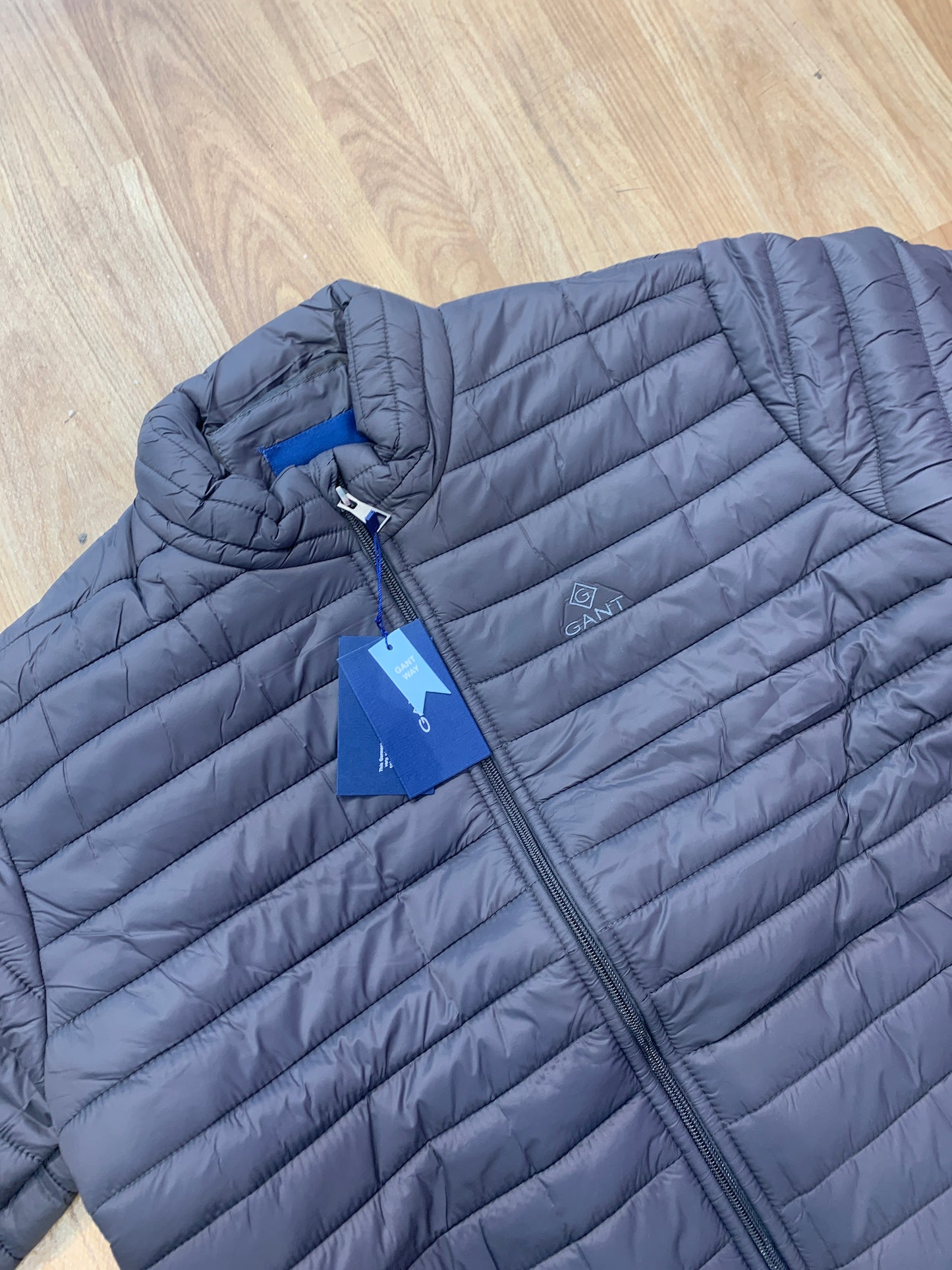 NAG Dark Grey Colour Lightweight Imported Quality Puffer Jackets 80834