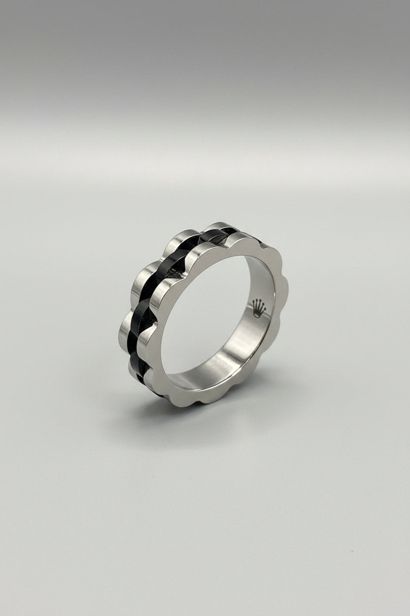 LOR Silver Black Ring 987295
