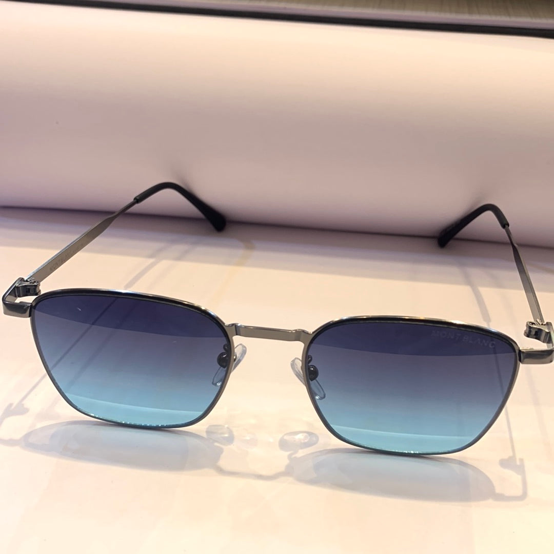 Nom Grey Frame Blue Shade Unisex Sunglasses SD501 54 18-145