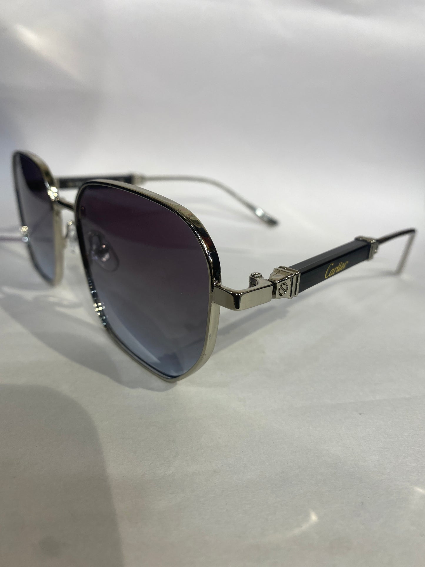 RAC Silver Frame Grey Trancy Shade Unisex Sunglasses T09100 55 16 136
