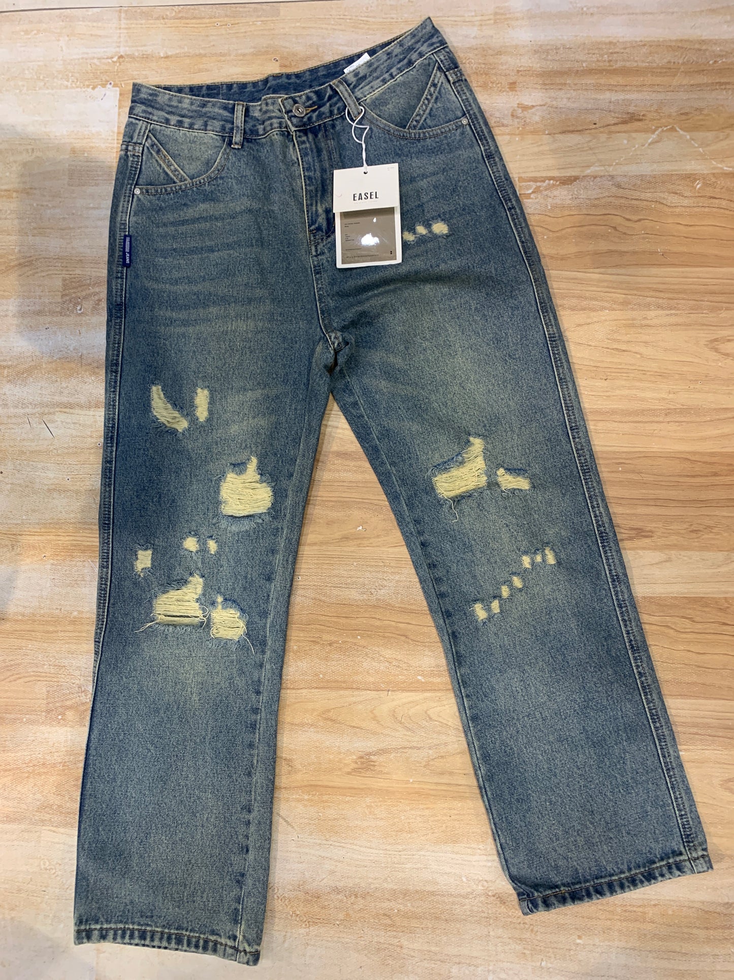 EASEL Jeans Rugged Look Straight Fit 989396