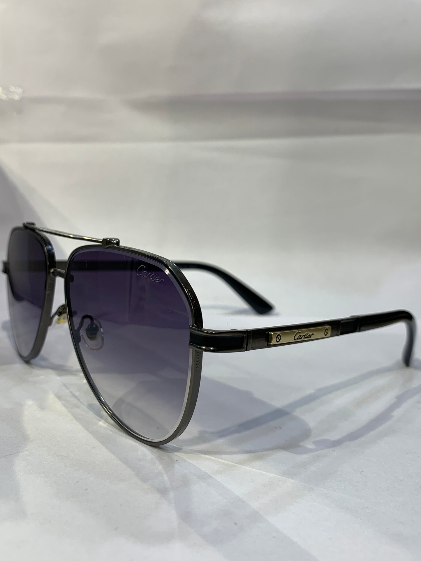 RAC Gray Black Frame Black Trance Shade Unisex Sunglasses CF58473 60 14 145 C2