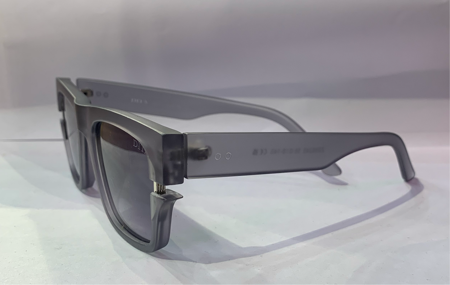 TID Trancy Grey Frame Trancy Black Shade Unisex Sunglasses ZS98245 56 18-145