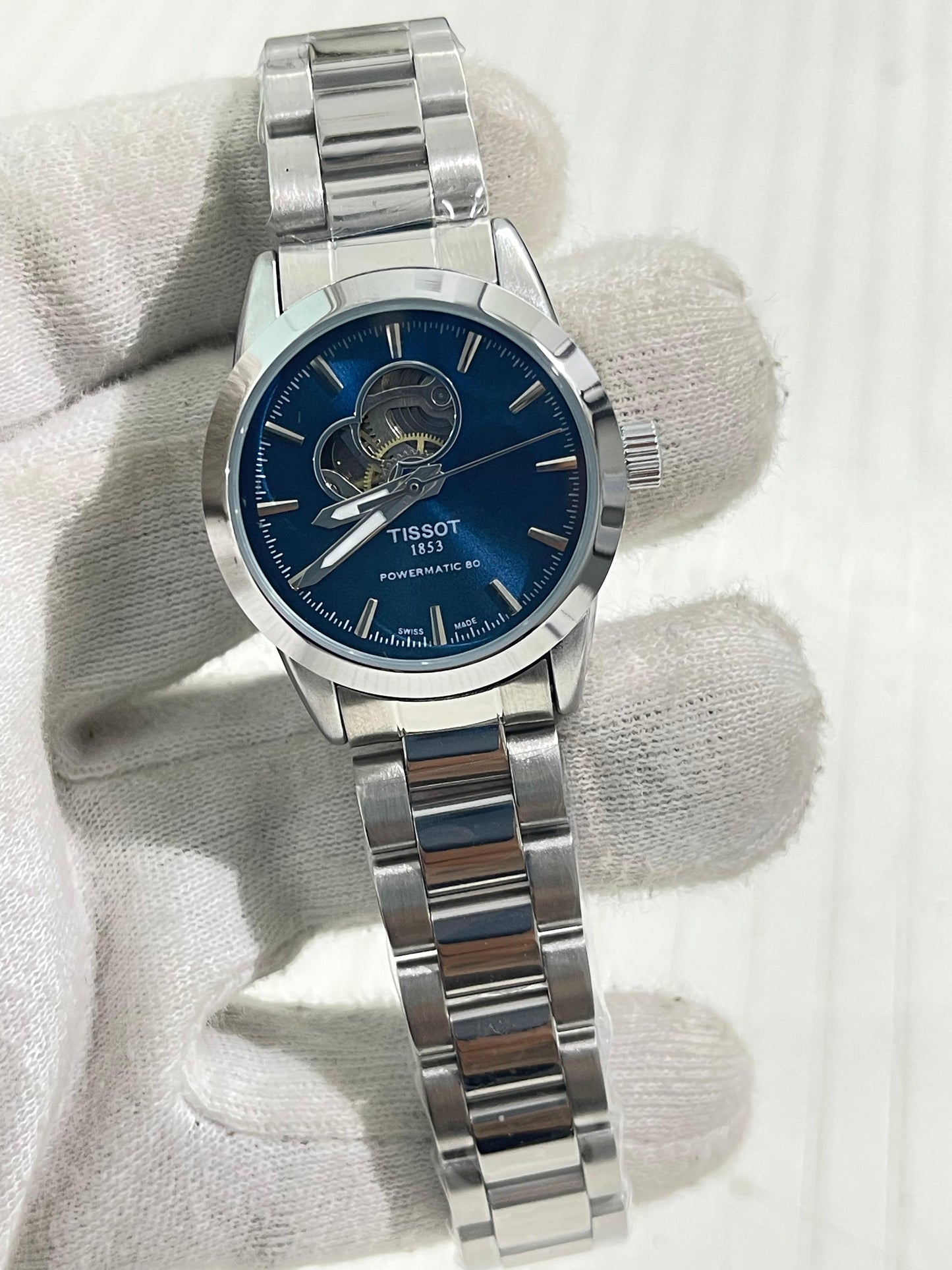 Sit Tis Watch Silver Colour Blue Dial Automatic 988651