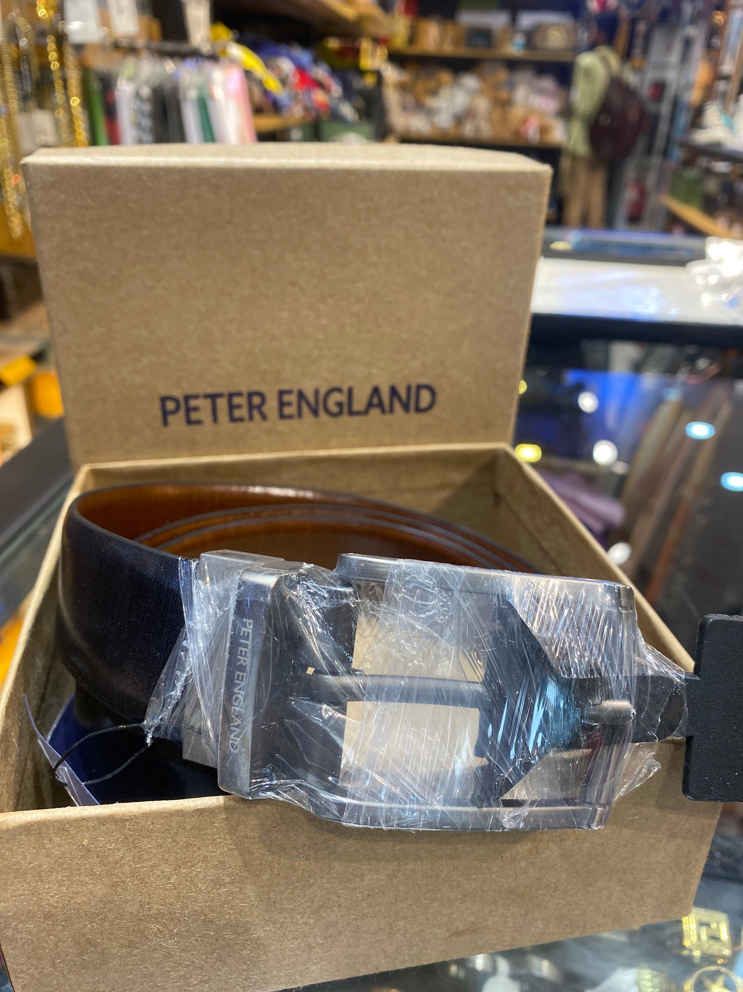 Tep Black Belt Formal Buckle Men Belt 12091