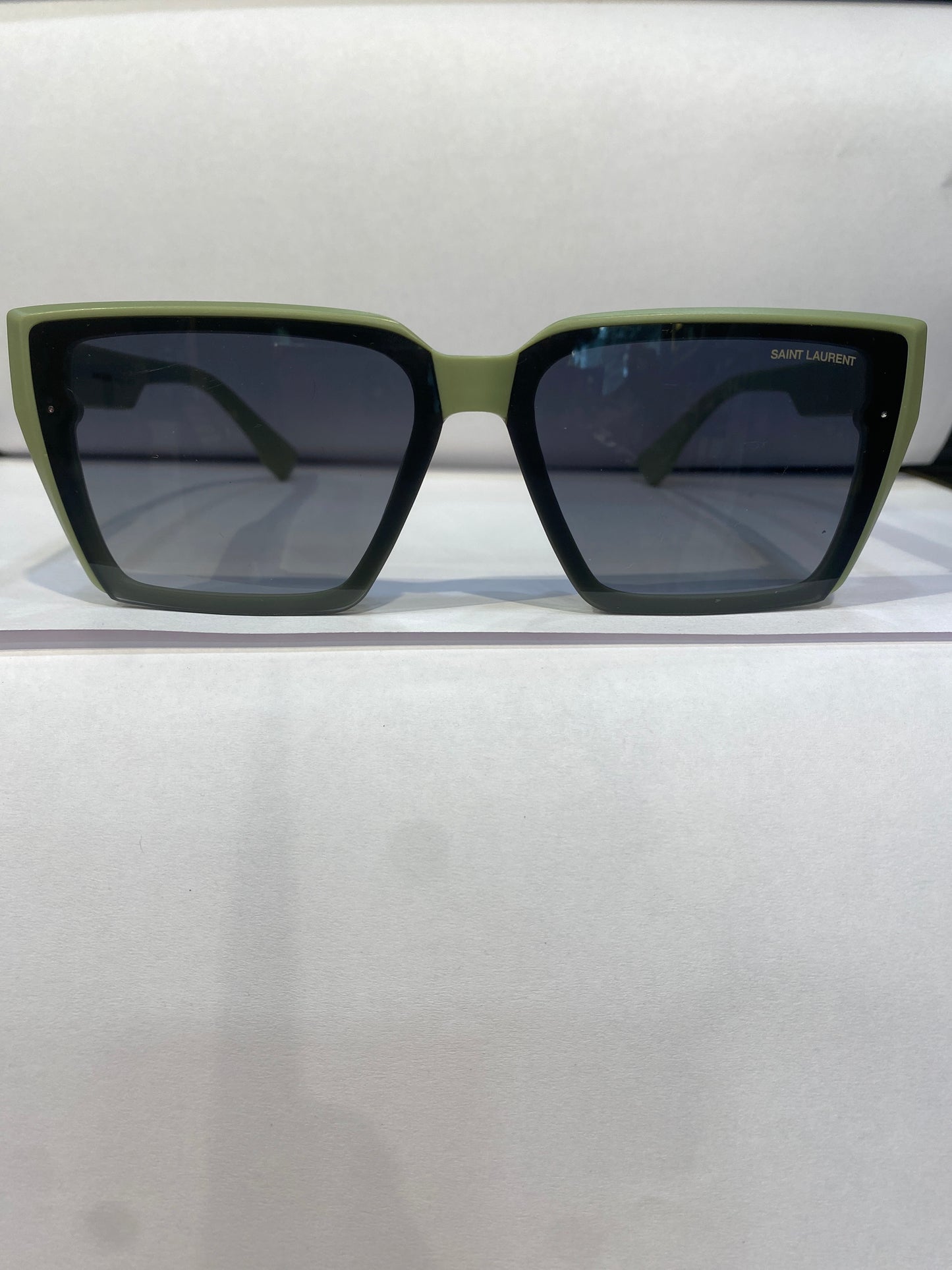 SLY Green Frame Black Shade Unisex Sunglasses 6132 63 13 143 C4