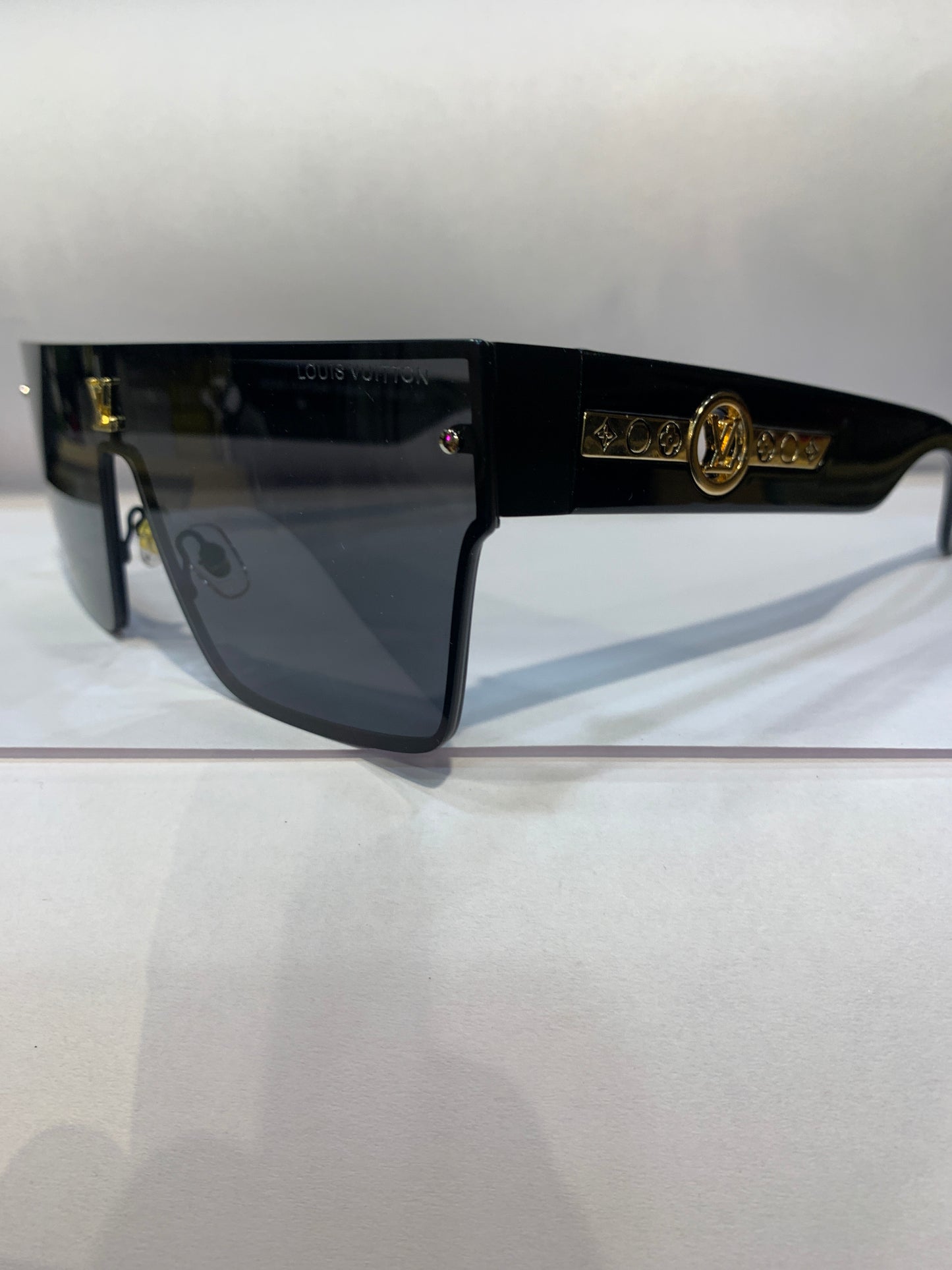Uol Black Frame Black Shade Unisex Sunglass 58370 64 16 144 C1