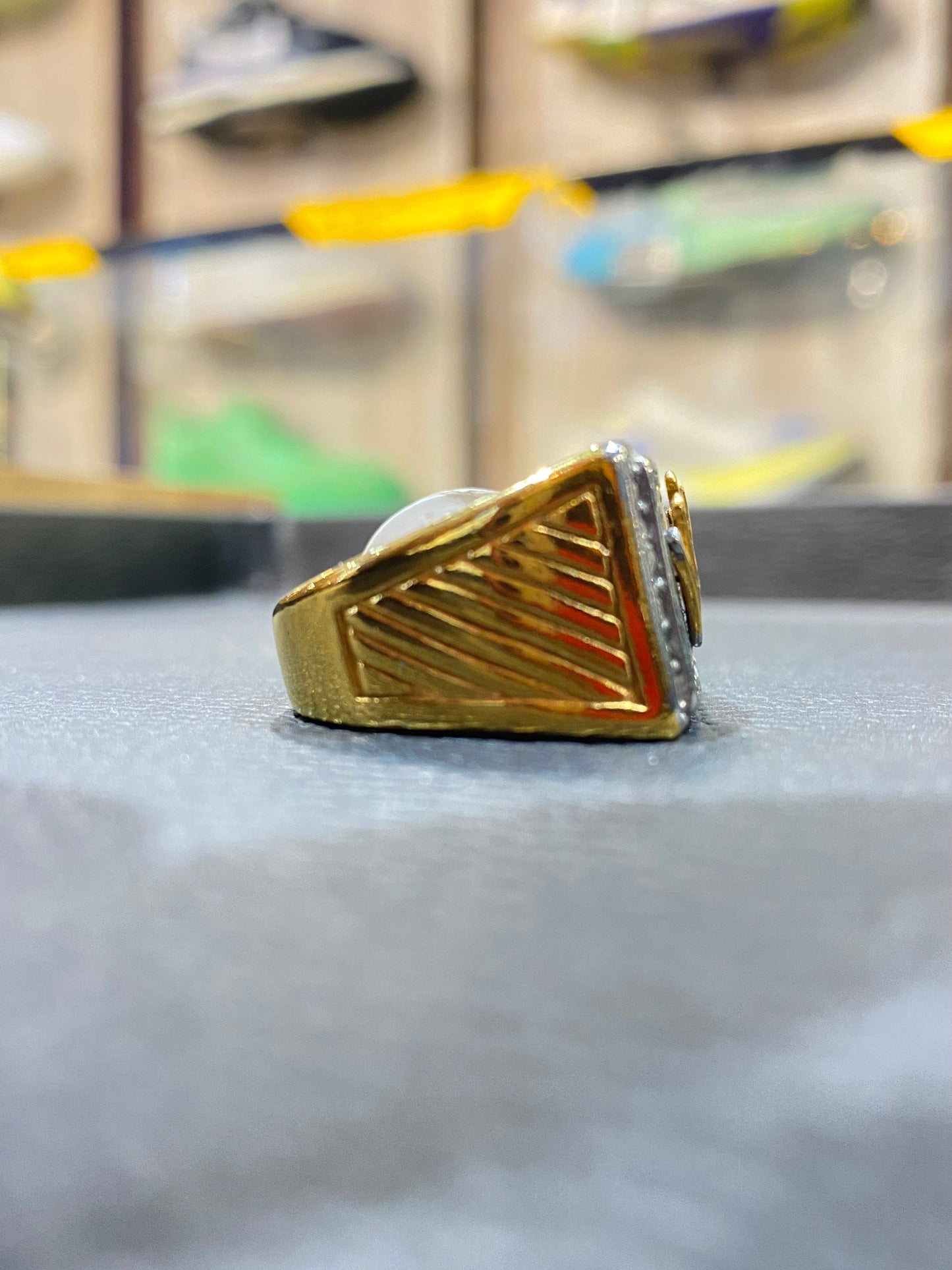 LOR Gold Silver Colour Ring 987305