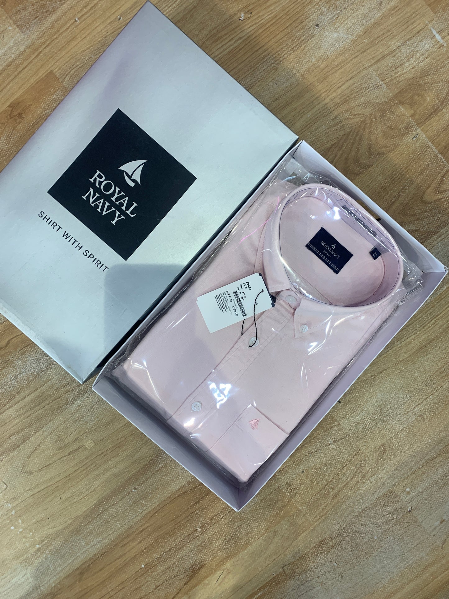 ROYAL NAVY Shirt Full Sleeve Pink Colour 5116183193