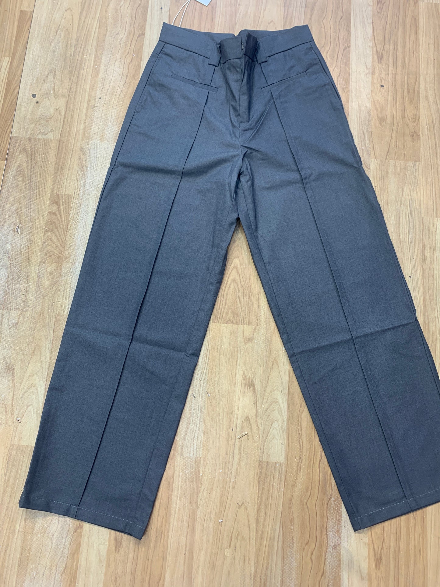 Korean Trouser Pant Grey Colour Imported Fabric Straight Fit 90983