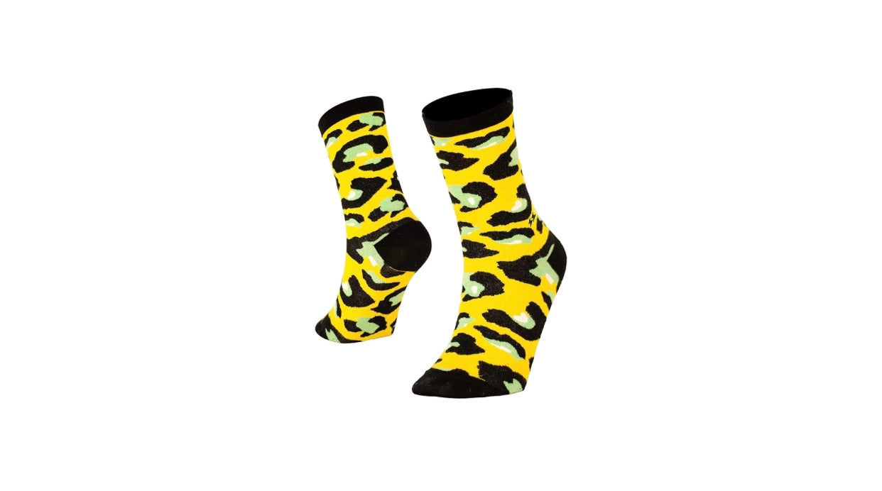 PAPA SOCKS Animal Print Funky Quirky Pattern Premium Quality Full Unisex Socks 989949