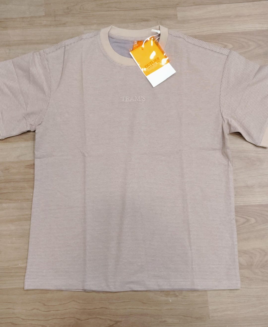 OUTLIER Pink Colour Team’s Print Premium Quality Round Neck T-Shirt OL 490
