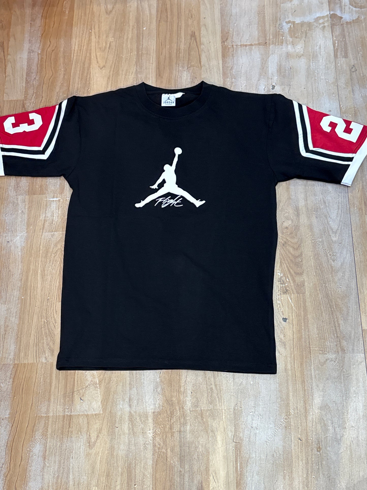 Jor Roj Black Colour 23 Flight Drop Should Baggy Fit T shirt 988936