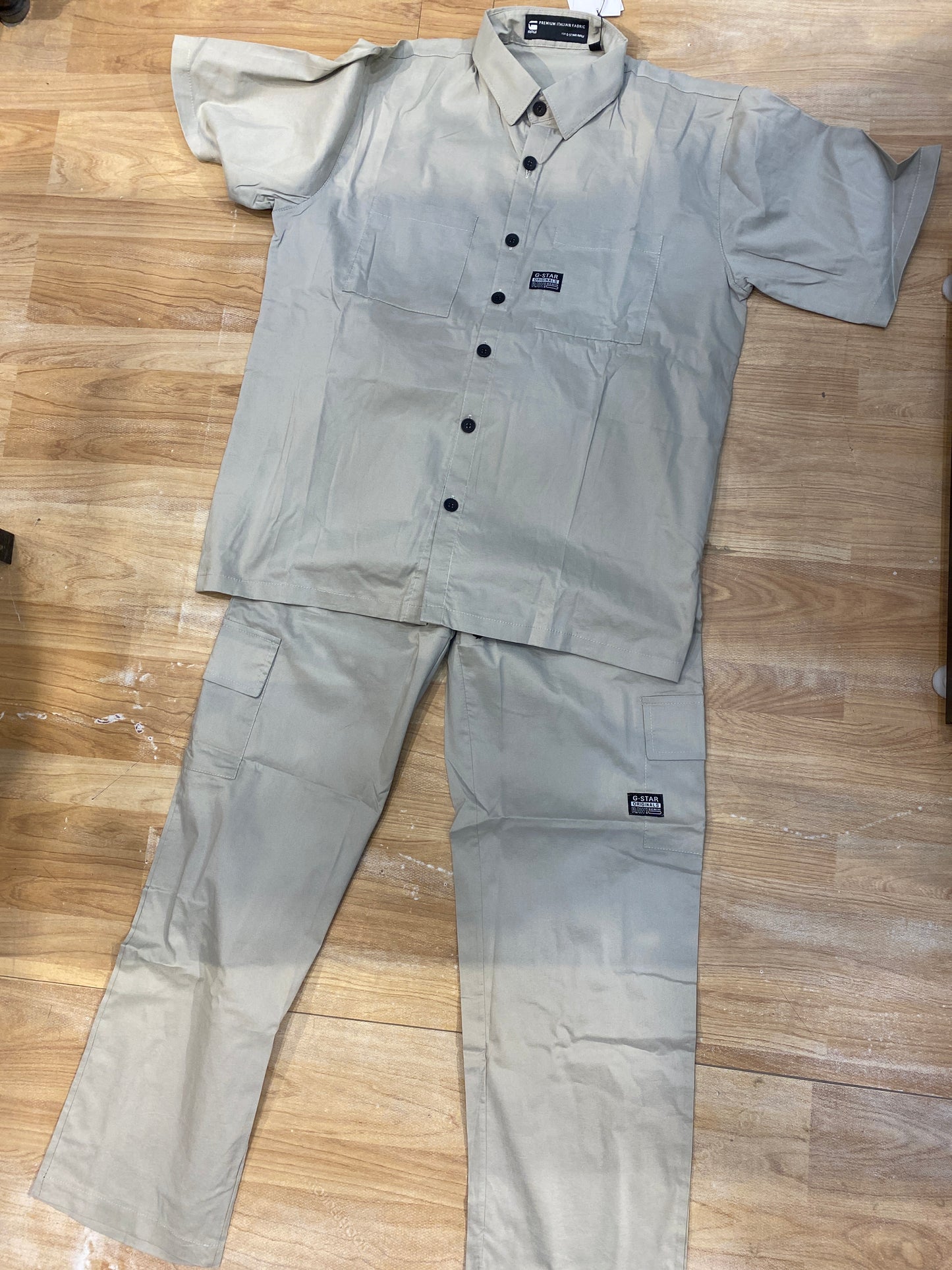TSG Coord Set Grey Colour Shirt With Lower H1111