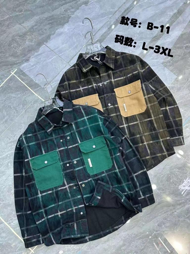 Black Brown Colour With Double Pocket Denim Full Sleeve Jacket B11