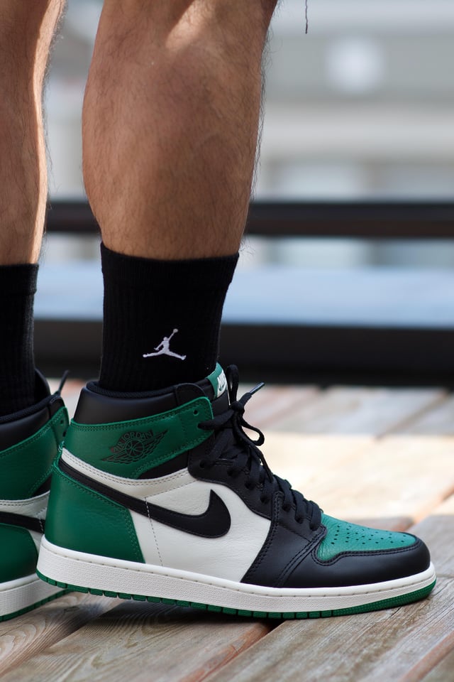 Jor Roj black White Green Sports High Ankle Ladies Shoes 987430 â Luxury D'Allure