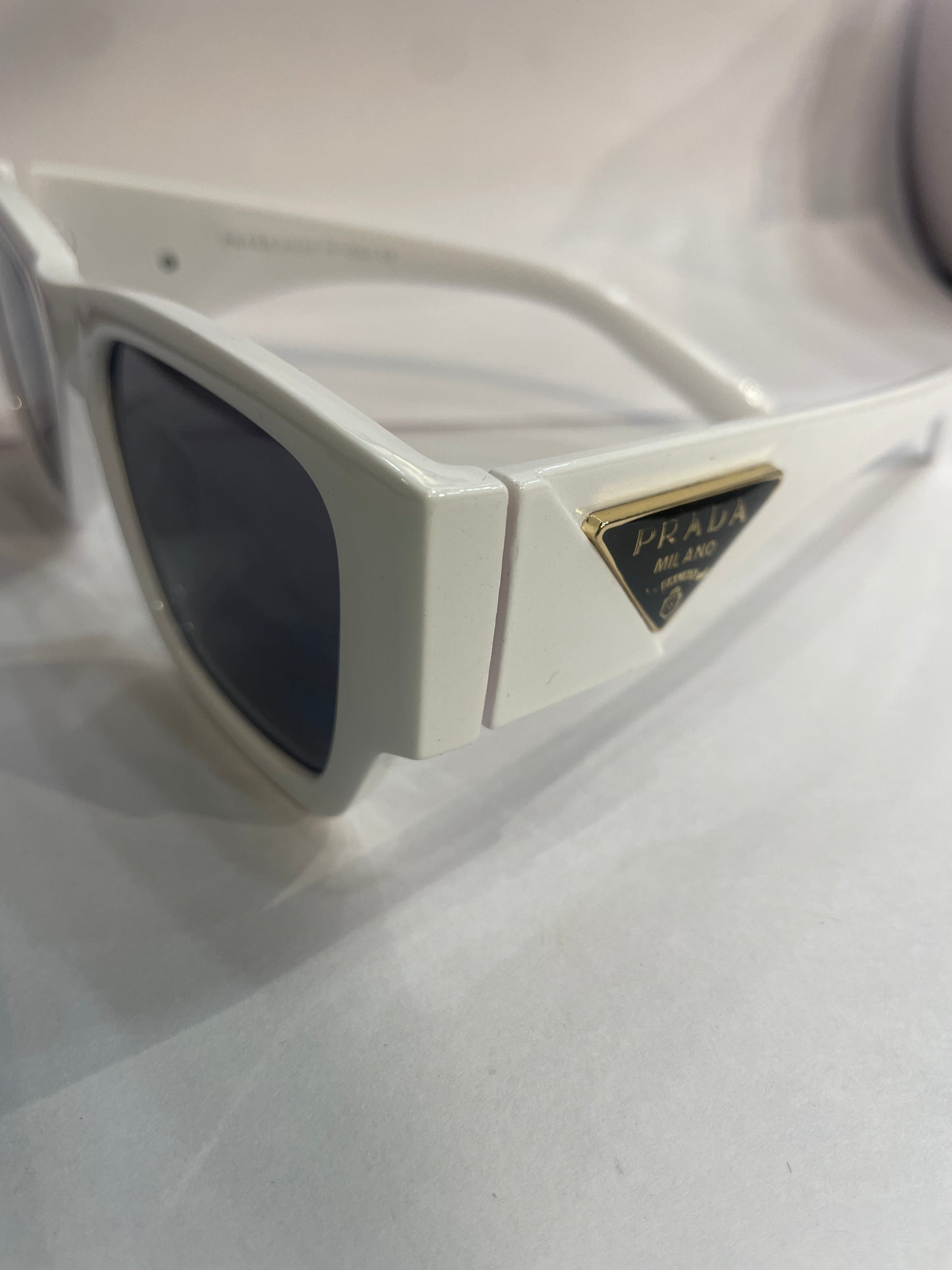ARP White Frame Black Shade Unisex Sunglass 6092 53 21 145