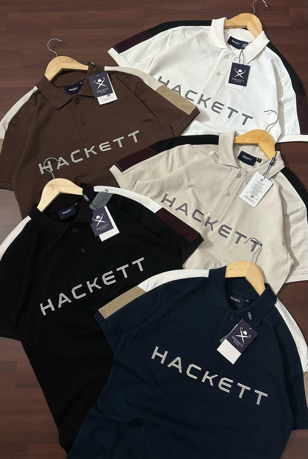 CAH HAC Navy Blue Colour Premium Quality Collar Half Sleeves T-Shirt 988678