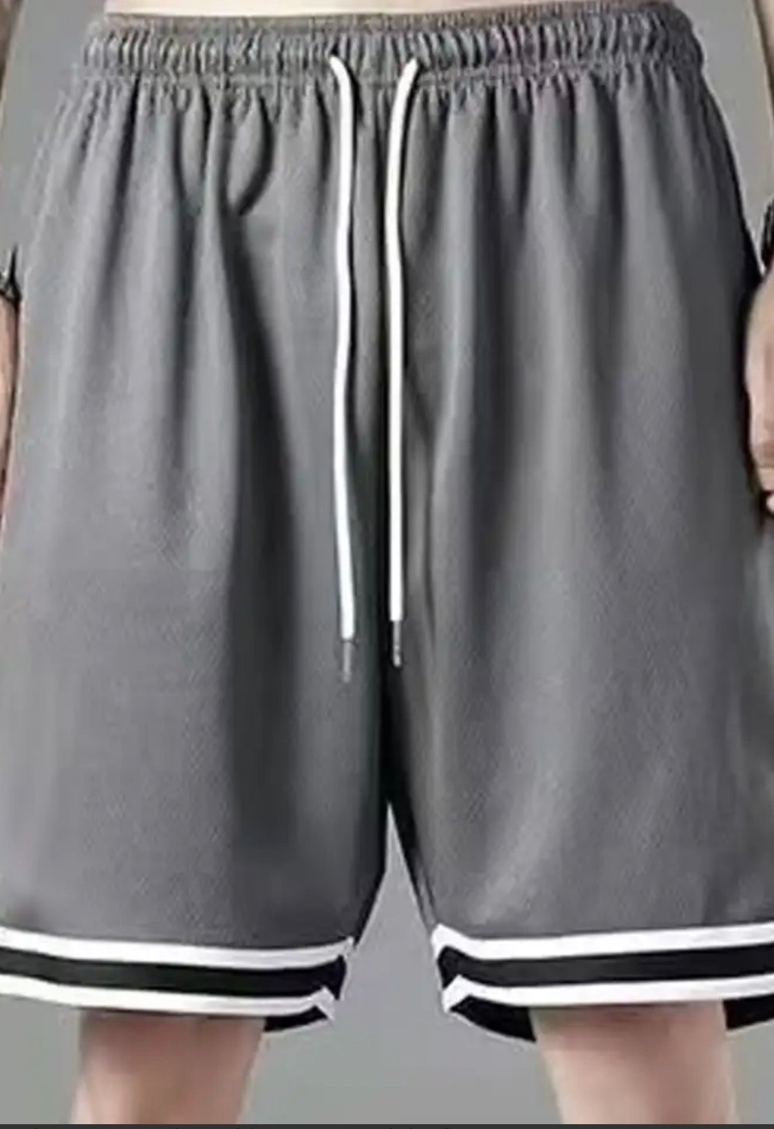 Grey colour White Lining Premium Quality Imported Men’s Basketball Shorts Free Size 990480
