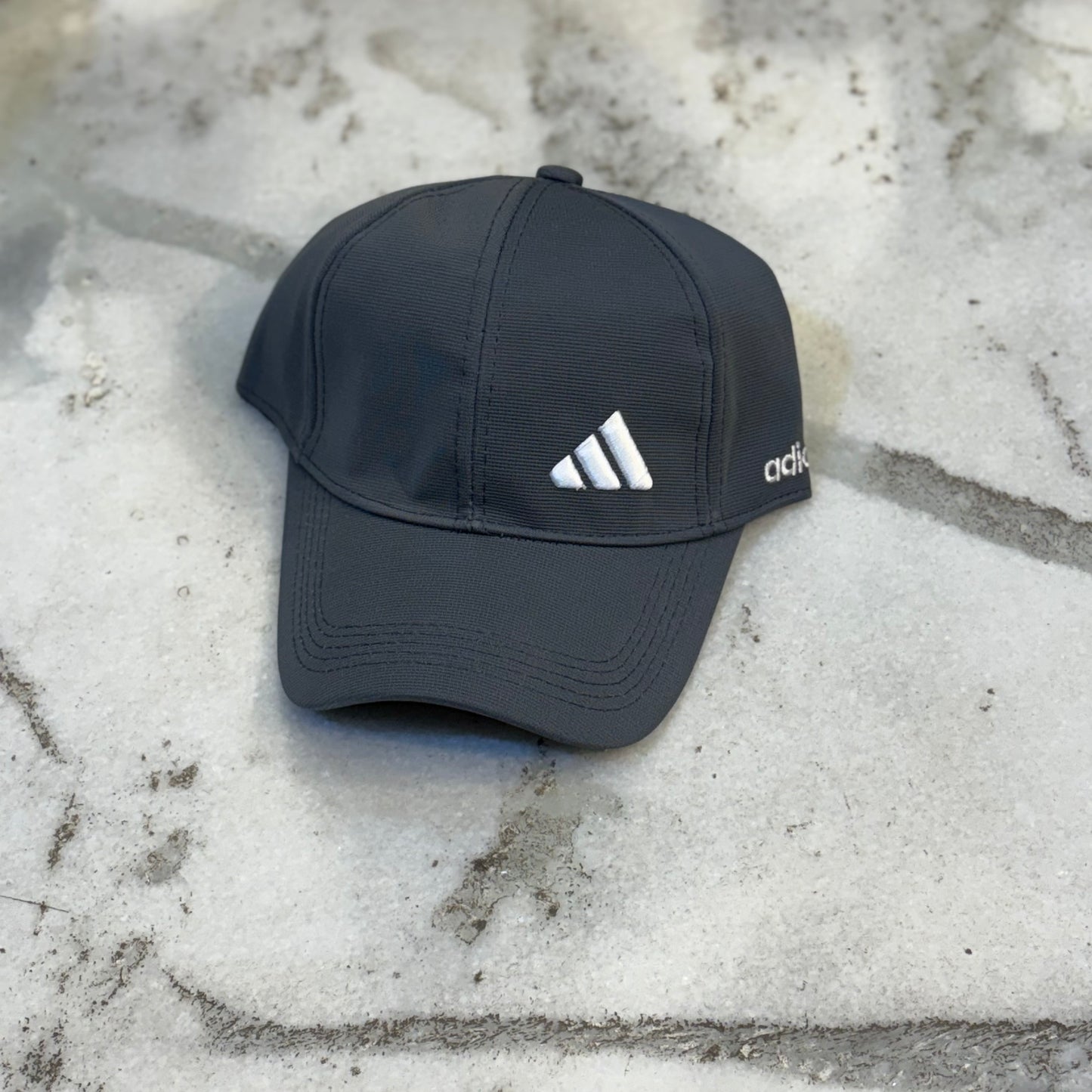 IDA Dark Grey White Colour Caps 2897
