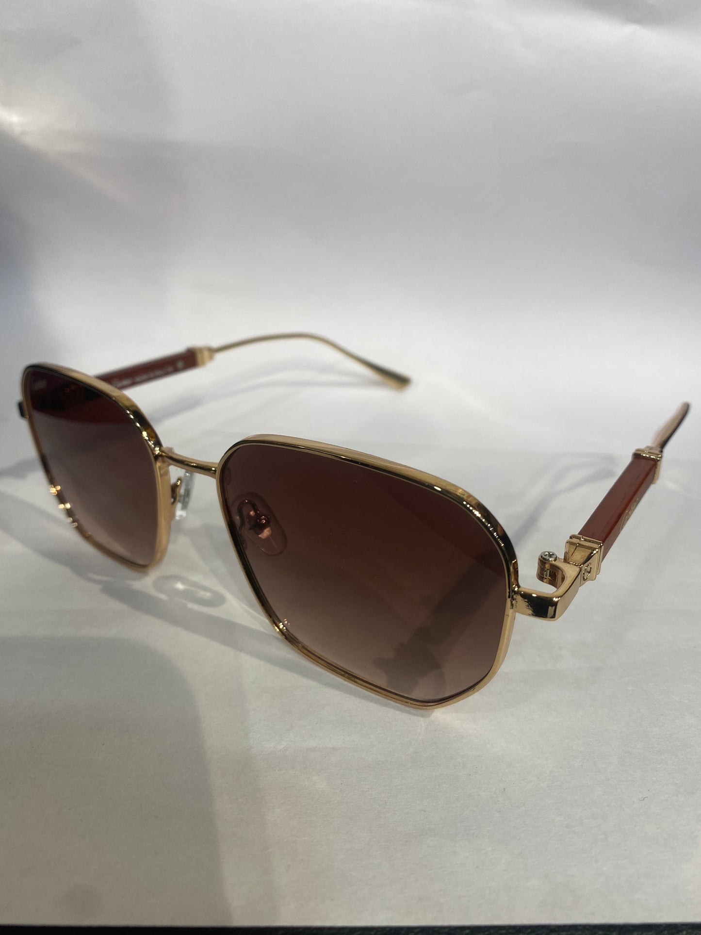 RAC Copper Frame Brown Trancy Shade Unisex Sunglasses T09100 55 16 136