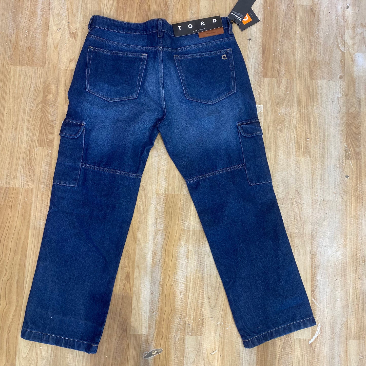 TORD D Blue Denim 4 Pocket Men’s Cargo Jeans MG2010002