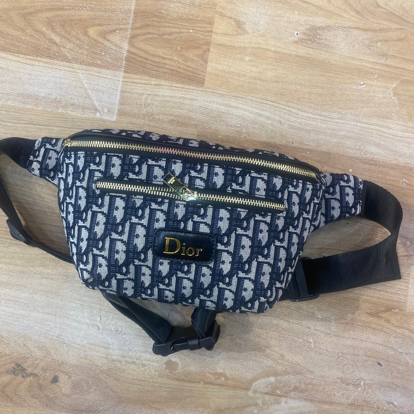OID DD Printed Black Colour Unisex Chest Fanny Bag 988845